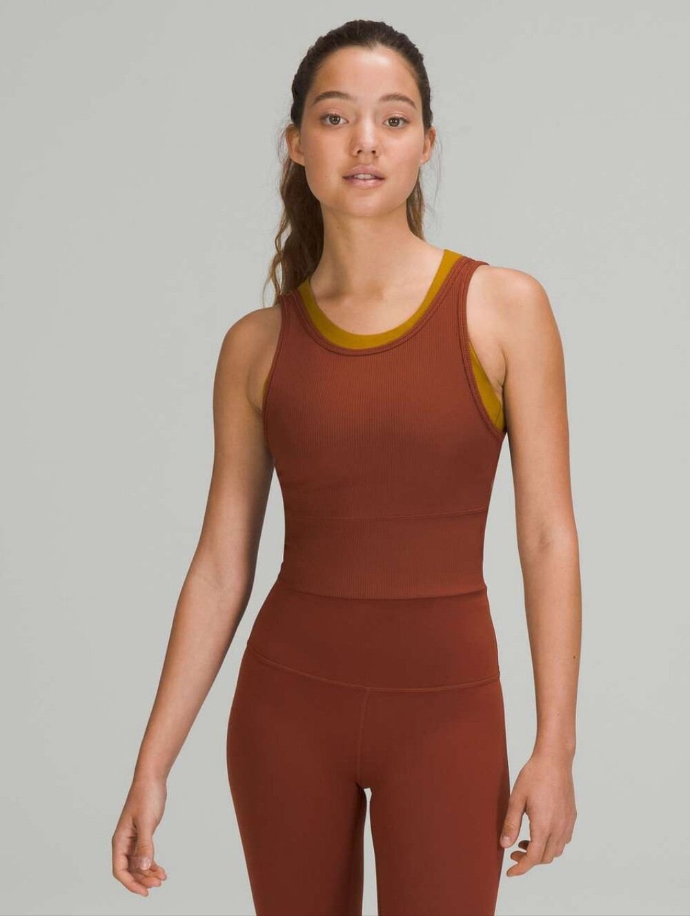Lululemon Date Brown Power Pivot Crop Top 6